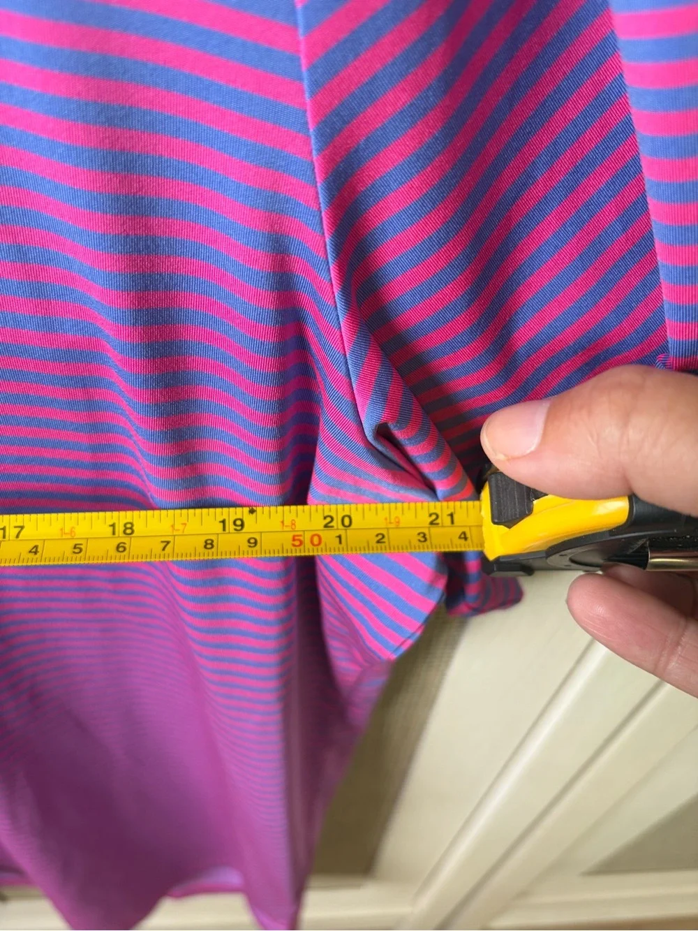 Ralph Lauren Blue & Pink Stripe Polo